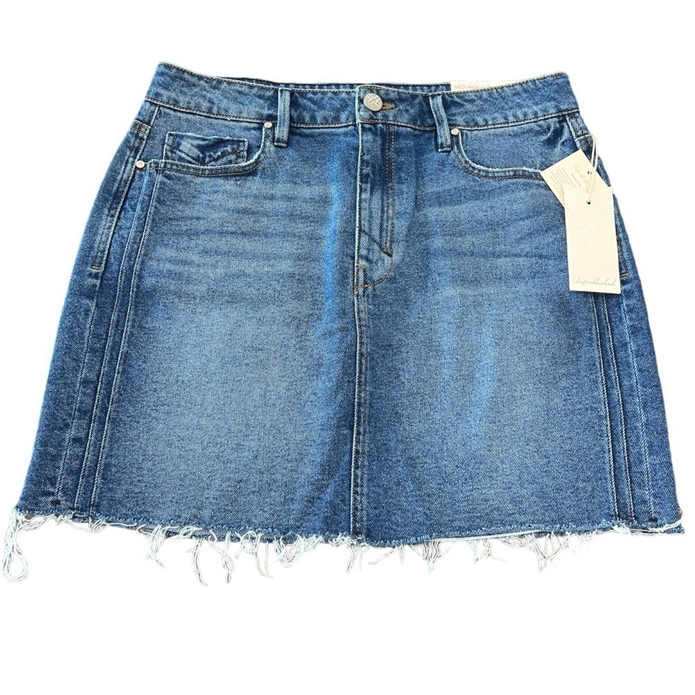 NWT Francesca's Unpublished Denim Skirt Size 29